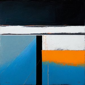 Abstracte getextureerde dikke penseelstreken lagen
