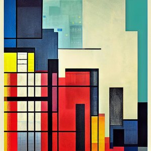 Architecturale geometrische abstracties