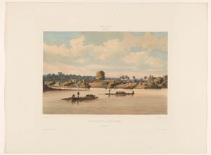 Post Gelderland en Joden Savannah (rivier zijde) door jonkheer Jacob Eduard van Heemskerck