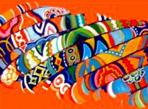 Bangles, 2015 (alles gemengd) door linda arthurs