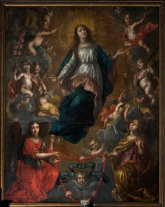 Parochiekerk Sint-Joris. Interieur. Tenhemelopneming van Maria. Nicolas de Liemaeckere. 1640.
