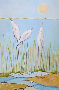 Rustige moerasvogels door phyllis adams