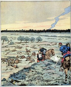 Slagschepen? Er zijn er geen meer! Een antwoord van een generaal aan een officier die om versterking vroeg bij de Slag om Reischoffen, bekend om zijn zware plicht in 1870. Illustratie van Job (Jacques Marie Gaston Onfray en Breville) (Jacques-Marie) (1858- door pseudonym for Onfray de Breville Jacques Job
