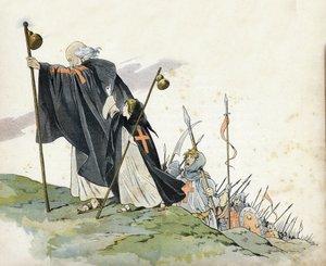 Eerste Kruistocht: Peter de Kluizenaar (1050-1115) leidt de Kruistocht met de kreet 