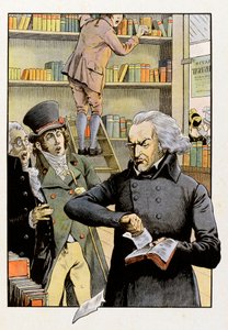 In een boekwinkel, Theophile Malo Corret de La Tour d