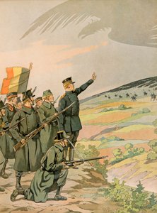 Jacques Marie Gaston Onfroy de Breville genaamd JOB (1858-1931) - Geschiedenis van België: Koning Albert (1875 - 1934) en het Belgische leger tegen de Duitse invasie tijdens de Eerste Wereldoorlog