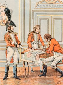 Outfit van Franse troepen te allen tijde: Adjudant van vice-Connétable Louis Alexandre Berthier, Prins van Neuchatel, Generaal-Majoor door pseudonym for Onfray de Breville Jacques Job