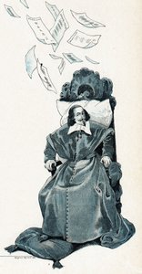 Portret van Kardinaal Jules Mazarin (Giulio Raimondo Mazzarino of Mazarino).