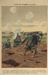 WW1: Om de baas te redden (illustratie) door pseudonym for Onfray de Breville Jacques Job