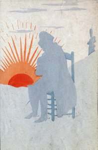 Hij wordt gewekt door de eerste stralen van de zon van Austerlitz