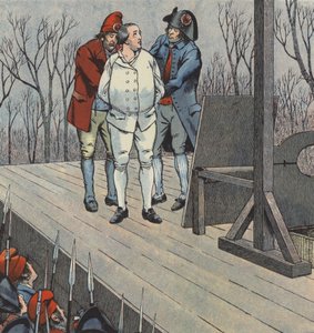 De Executie van Koning Lodewijk XVI van Frankrijk, 1793