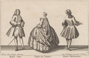 Eenvormige Kleding/Dame in Hoepelrok/Alledaagse Kleding