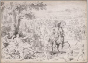 Lodewijk XIV gevangen door Venus