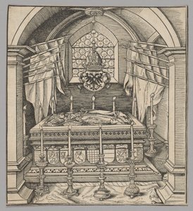 Gruftblatt, plaat 24 uit Historische scènes uit het leven van keizer Maximiliaan I vanaf de triomfboog