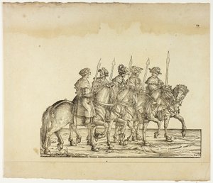 Triomf van Maximiliaan door the Elder Hans Burgkmair