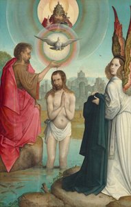 De Doop van Christus, ca. 1508-1519 door the Elder Juan de Flandes