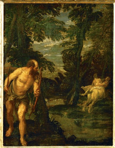 Hercules, Dejaneira en de centaur Nessus (schilderij op doek) door (1528-88) Veronese