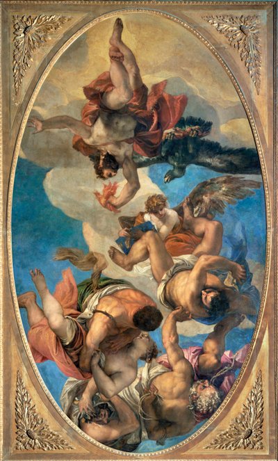 Jupiter straft de ondeugden ... door (1528 88) Veronese