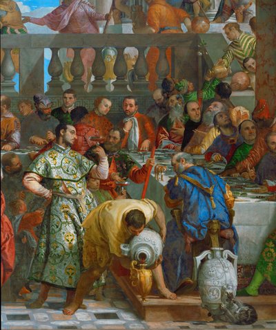 De bruiloft in Kana ... door (1528-88) Veronese