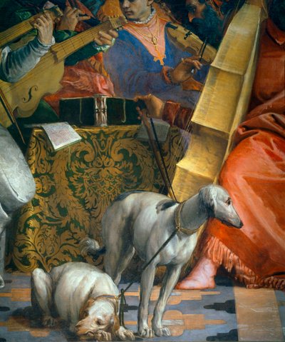 De bruiloft in Kana ... door (1528-88) Veronese