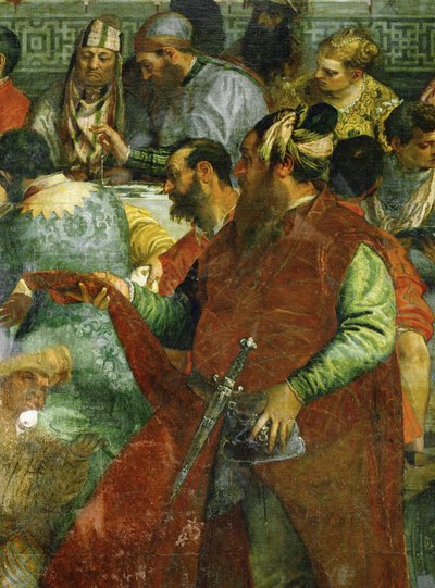 De bruiloft in Kana ... door (1528-88) Veronese
