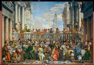 De bruiloft in Kana ... door (1528-88) Veronese