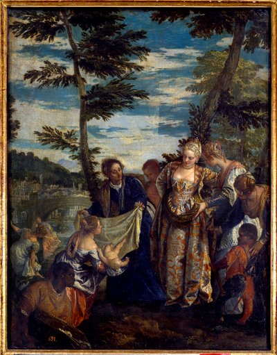 Mozes redt water door Veronese