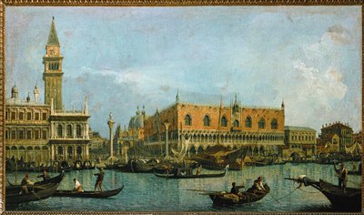 De Mole, gezien vanaf het San Marco bassin ... door (1697-1768) Canaletto