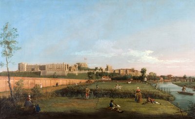 Windsor Castle vanuit het zuidoosten door Canaletto