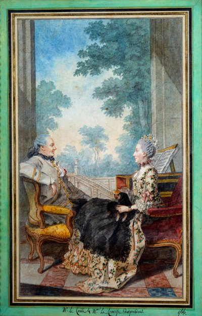 Monsieur en Madame Despourdons door Carmontelle