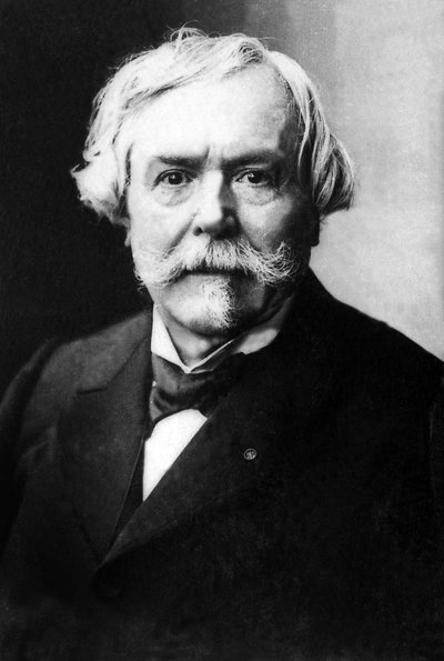 Portret van Edmond Huot de Goncourt, Franse schrijver. Foto door Nadar door Nadar