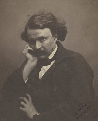 Zelfportret, ca. 1855 door Nadar