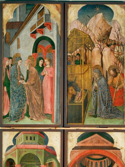12 scènes uit het leven van de Maagd ... door (active c.1463-c.1490) Master of Wilten