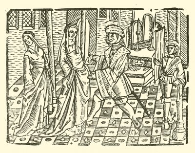 Illustratie voor The Roxburghe Ballads (houtsnede) door (after) English School
