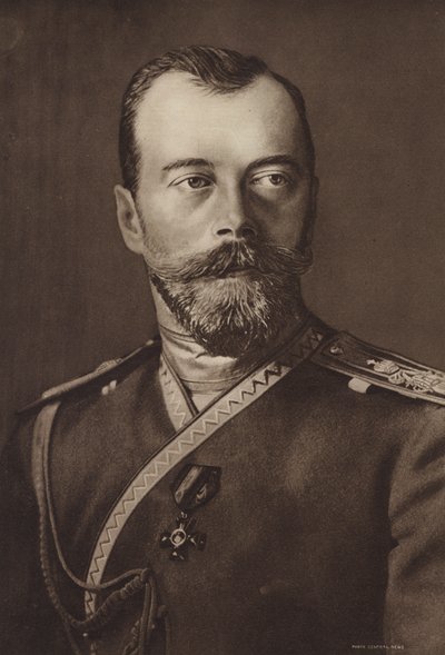 Nicholas II, Tsaar van Rusland door (after) English photographer
