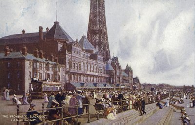 De Promenade, Blackpool door (after) English photographer