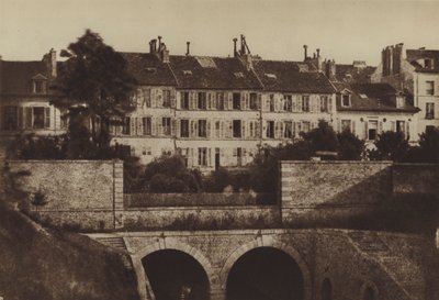 De oude tunnel van Batignolles (zwart-wit foto) door (after) French Photographer