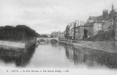 Metz: Le Pont Moreau door (after) French Photographer