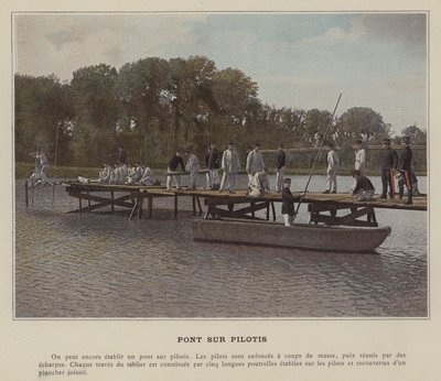 Brug op palen door (after) French Photographer