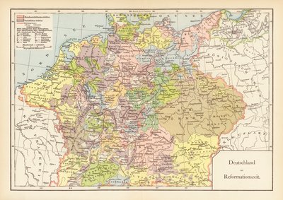 Duitsland ten tijde van de Reformatie door (after) German School