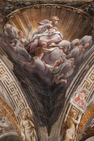 Sint Bernardus (detail) door (c.1489 1534) Correggio