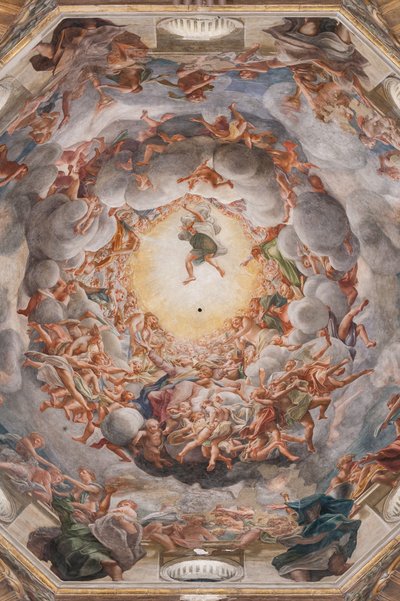 De tenhemelopneming van de Maagd (detail) door (c.1489 1534) Correggio