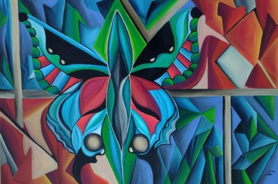 Vlinder alias uil door GilhausArt