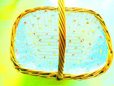 Kersen picknickmand vintage zomer tuin door Martina Konitzky
