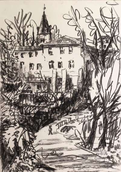 Kasteel Nöthnitz door Gunter Langer