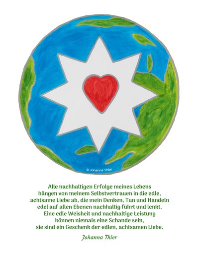 Een nobele, duurzame wijsheid van nobele, bedachtzame liefde kan nooit een schande zijn door Johanna Thier