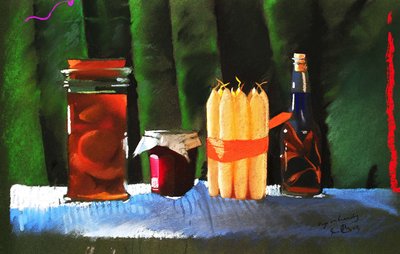 De nacht voor kerstmis 40x60 door Simon Fletcher