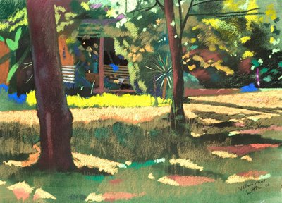 Geel munt 54x74 door Simon Fletcher