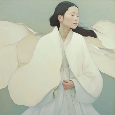 Japanse vrouw draagt traditionele kimono, Custom Canvas Prints door F. Abderrahim