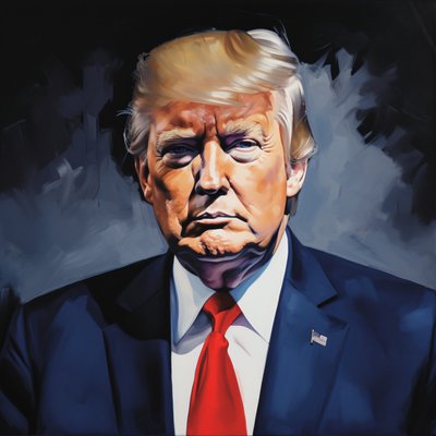Acryl Donald Trump politiek kunst schilderijen te koop, wanddecoratie prints door F. Abderrahim